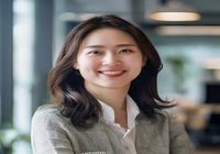 张美琳，亲子教育内容顾问，温和微笑的年轻女性教育专家在明亮办公室内，背景整洁专业